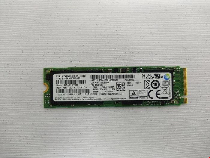 SSD M2 Samsung NVMe 256GB